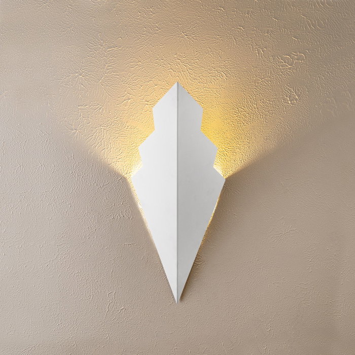 Opviq Arrow - 15173 Lámpara de Pared de Metal Blanco